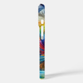 Zeitgenössisches Abstraktes Funkspektrum Case-Mate iPhone Hülle (Rückseite / Links)