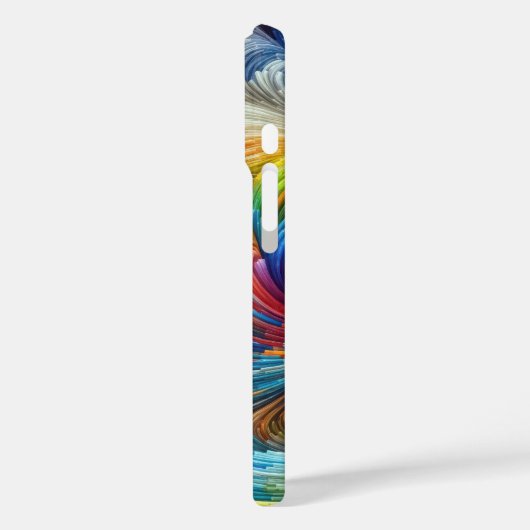 Zeitgenössisches Abstraktes Funkspektrum Case-Mate iPhone Hülle (Rückseite / Links)