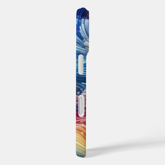 Zeitgenössisches Abstraktes Funkspektrum Case-Mate iPhone Hülle (Rückseite / Rechts)