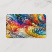 Zeitgenössisches Abstraktes Funkspektrum Visitenkarte (Rückseite)