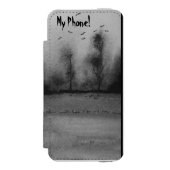 zeitgenössisches abstraktes künstlerisches Design Incipio iPhone Geldbeutel-Hülle (Folio Vorderseite)