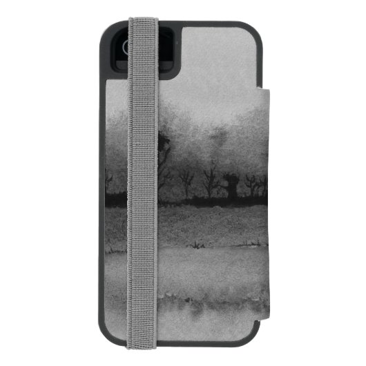 zeitgenössisches abstraktes künstlerisches Design  Incipio iPhone Geldbeutel-Hülle (Folio Rückseite)