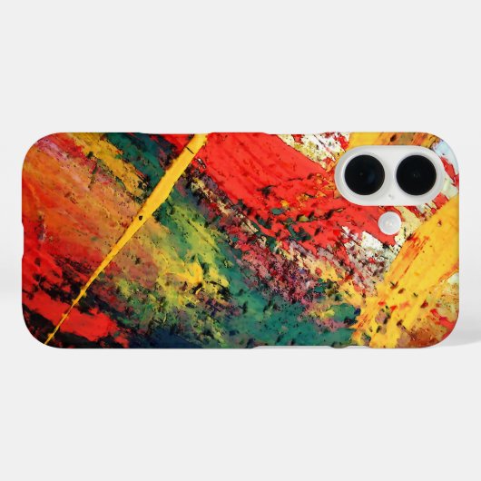 Zeitgenössisches Abstraktes Kunstwerk Case-Mate iPhone Hülle (Rückseite (Horizontal))