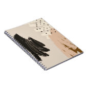 Zeitgenössisches abstraktes Kunstwerk, dekoratives Notizblock (Rechte Seite)