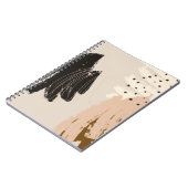 Zeitgenössisches abstraktes Kunstwerk, dekoratives Notizblock (Linke Seite)