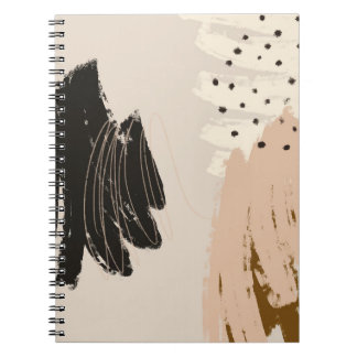 Zeitgenössisches abstraktes Kunstwerk, dekoratives Notizblock