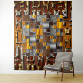 Zeitgenössisches Afrozentrisches Abstrakt Wandteppich (Beispiel)