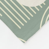 Zeitgenössisches Arch Line Art Sage Personalisiert Fleecedecke (Ecke)