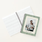 Zeitgenössisches Arch Line Art Sage Personalisiert Notizblock (Innenseite)