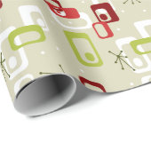 Zeitgenössisches Atompapier aus dem Mittelalter Geschenkpapier (Rolleneckpunkt)