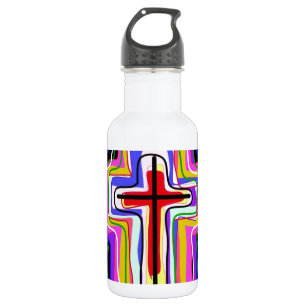 Zeitgenössisches christliches Symbol Trinkflasche
