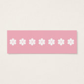 Zeitgenössisches Cross-Geschenk-Tag in Rosa (Rückseite)