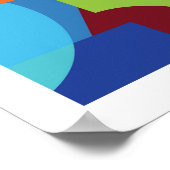 zeitgenössisches Dekor der weiblichen Mauer, Poster (Ecke)