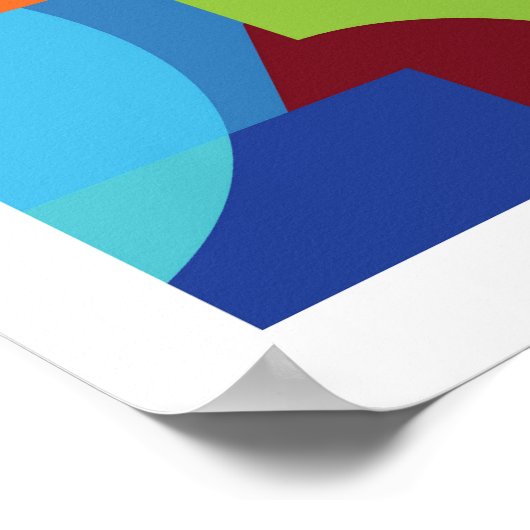 zeitgenössisches Dekor der weiblichen Mauer, Poster (Ecke)