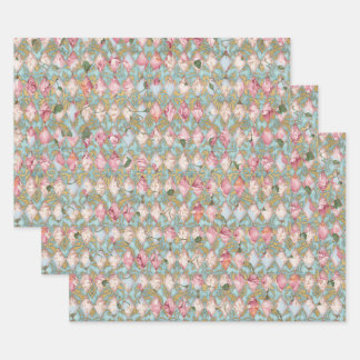 ZEITGENÖSSISCHES DEKORATIONSPAPIER FÜR DIE FLORALI GESCHENKPAPIER SET