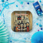 Zeitgenössisches erwachsenes Halloween-Party Pappteller (Party)