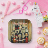 Zeitgenössisches erwachsenes Halloween-Party Pappteller (Party)