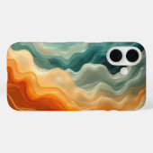 Zeitgenössisches Fließverhalten Abstrakt Case-Mate iPhone Hülle (Rückseite (Horizontal))
