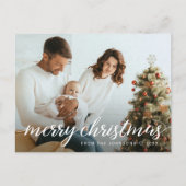 Zeitgenössisches Foto frohe Weihnachten (Vorderseite)