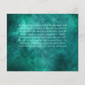 Zeitgenössisches Foto Rette Daten-Verlobung (Rückseite)