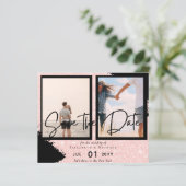 Zeitgenössisches Foto Rette Daten-Verlobung (Stehend Vorderseite)