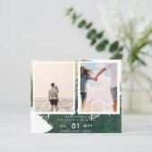 Zeitgenössisches Foto Rette Daten-Verlobung (Stehend Vorderseite)