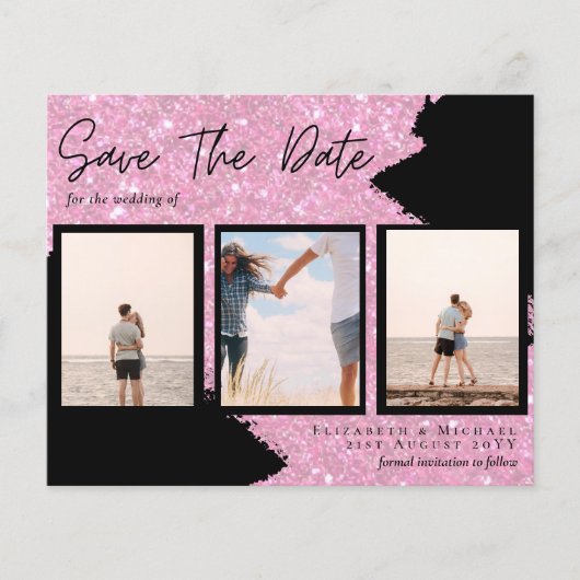 Zeitgenössisches Foto Rette Daten-Verlobung (Vorderseite)