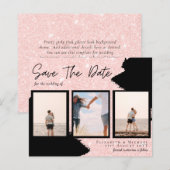 Zeitgenössisches Foto Rette Daten-Verlobung (Vorne/Hinten)