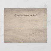 Zeitgenössisches Foto Rette Daten-Verlobung Flyer (Hinten)