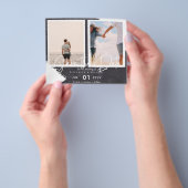 Zeitgenössisches Foto Rette Daten-Verlobung Flyer (Gruppe)