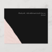 Zeitgenössisches Foto Rette Daten-Verlobung Flyer (Hinten)