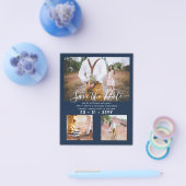 Zeitgenössisches Foto Rette Daten-Verlobung Flyer (Einzeln)