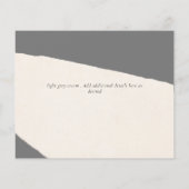 Zeitgenössisches FOTO Speichern Sie die Daten durc Flyer (Hinten)