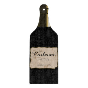 Zeitgenössisches Goldwein-Flaschen-Schneidebrett Schneidebrett