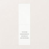 Zeitgenössisches Grau Zickzack Visitenkarten (Innenseite Aufgefaltet)