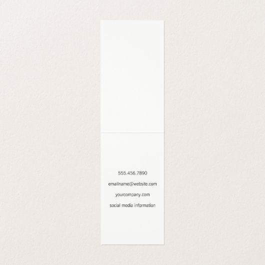 Zeitgenössisches Grau Zickzack Visitenkarten (Innenseite Aufgefaltet)