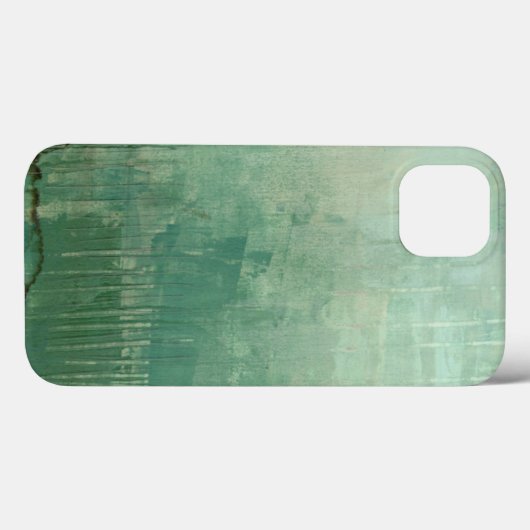 Zeitgenössisches grünes Aquarell Case-Mate iPhone Hülle (Rückseite (Horizontal))