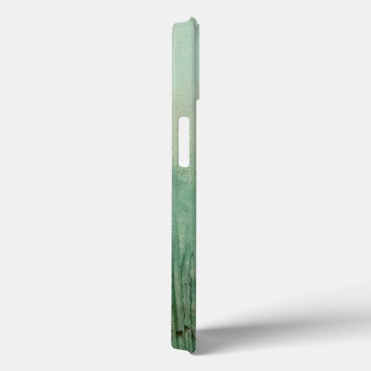 Zeitgenössisches grünes Aquarell Case-Mate iPhone Hülle (Rückseite / Rechts)