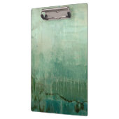 Zeitgenössisches grünes Aquarell Klemmbrett (Links)