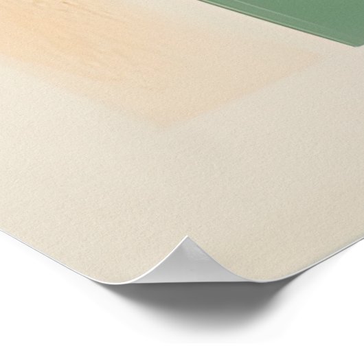 Zeitgenössisches Katzenposter Poster (Ecke)