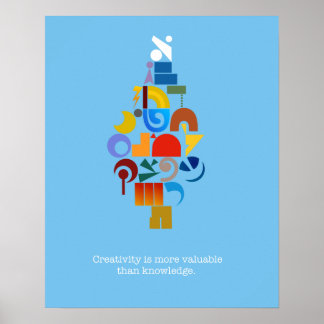 Zeitgenössisches, kreatives hebräisches Poster