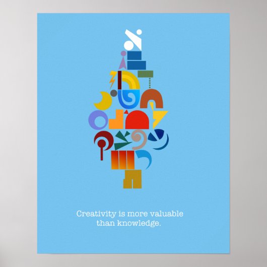 Zeitgenössisches, kreatives hebräisches Poster (Vorne)