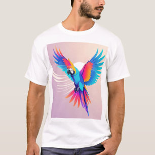 Zeitgenössisches & kühl - Vivid Velocity Parrot Sh T-Shirt