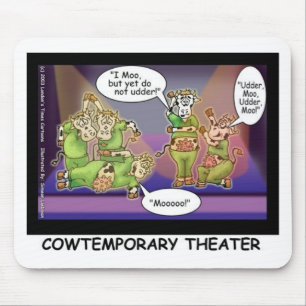 Zeitgenössisches Kuhtheater Funny Cows Geschenke & Mousepad