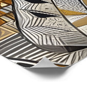 Zeitgenössisches Kunstposter Poster (Ecke)