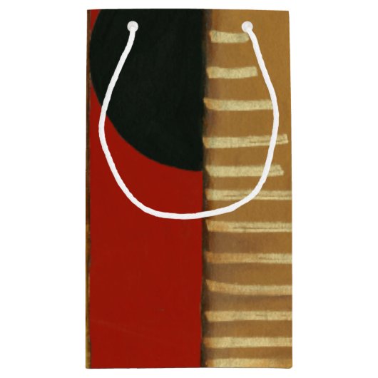 Zeitgenössisches Loft-Style-Lackieren Kleine Geschenktüte (Rückseite)