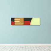 Zeitgenössisches Loft-Style-Lackieren Leinwanddruck (Insitu (Holzboden))