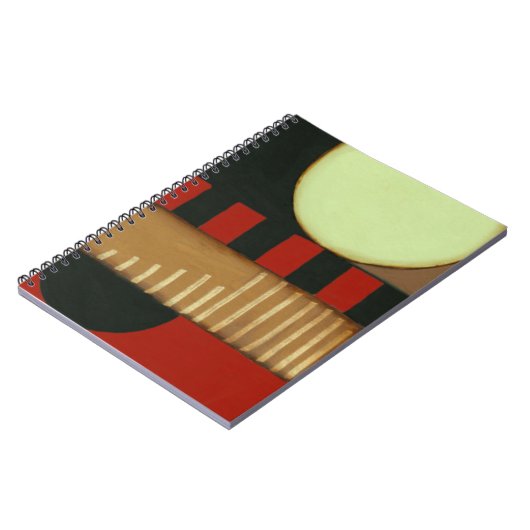 Zeitgenössisches Loft-Style-Lackieren Notizblock (Linke Seite)