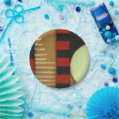 Zeitgenössisches Loft-Style-Lackieren Pappteller (Party)