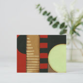 Zeitgenössisches Loft-Style-Lackieren Postkarte (Stehend Vorderseite)